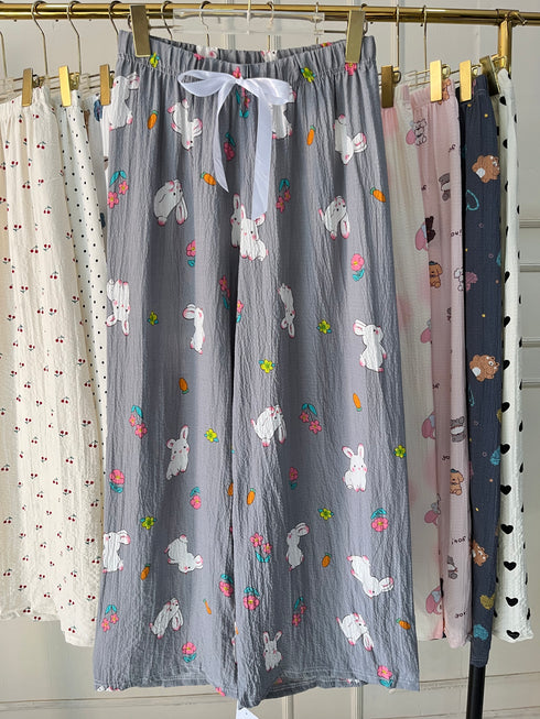 Summer Cute Printed Loose Pyjamas
